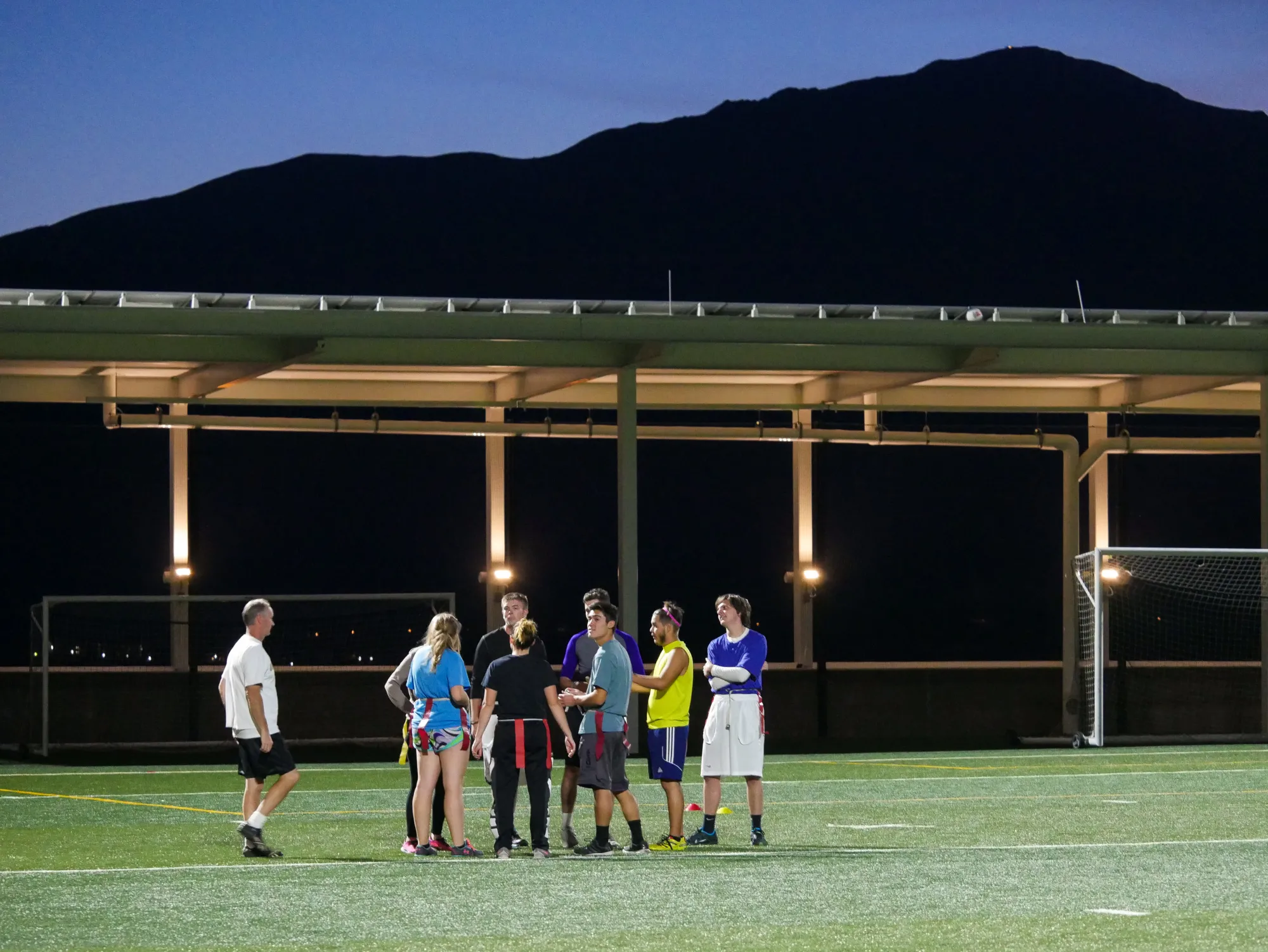 Flag Football Game on UCCS Soccer Field